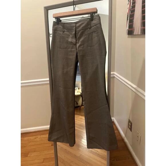 Cache Brown Flare Dress Pants Size 4 Women’s - Picture 2 of 4